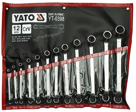 

Набор ключей Yato YT-0398 12 предметов