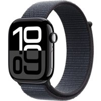 Умные часы Apple Watch Series 10 46 мм (алюминиевый корпус, черный/темно-серый, нейлоновый ремешок)