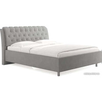 Кровать Сонум Olivia 200x200 (замша серый)