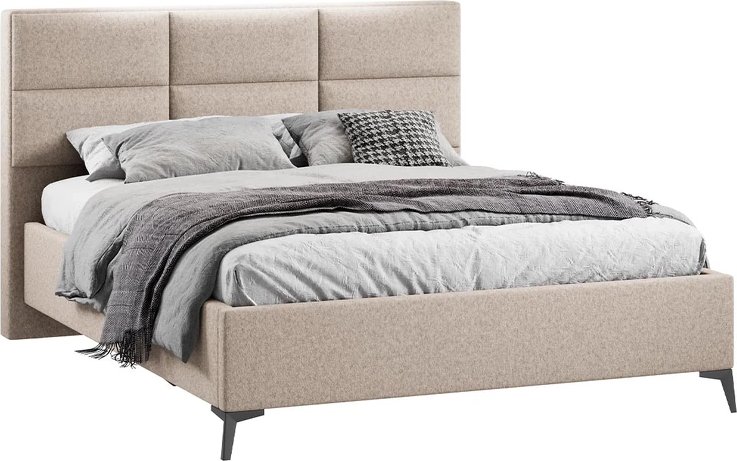 

Кровать Трия Делана Тип 1 с подъемным механизмом 160x200 (микровелюр Jercy Cream)