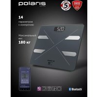 Умные напольные весы Polaris PWS 1898 IQ Home (графит)