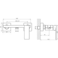 Гигиенический душ Valfex Alsephina Black VF.5517-7