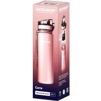Бутылка для воды АКВАФОР Сити 500 мл (светло-розовый)