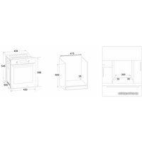 Электрический духовой шкаф Simfer B4EM56016