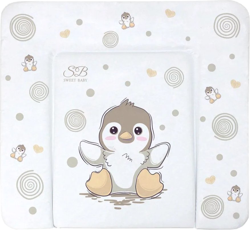 

Пеленальный матрас Sweet Baby Pinguino New Crema 80x71 (пингвин бежевый)