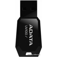 USB Flash ADATA DashDrive UV100 16Gb (AUV100-16G-RBK)