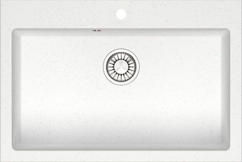 

Кухонная мойка MARRBAXX Карельский камень модель 39/G31 (белый)