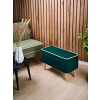 Банкетка MONOFIX Амма с ящиком (зеленый №33)