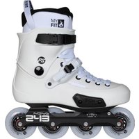 Роликовые коньки Powerslide Zoom Pro Nova 80 908433 (р. 41-42, белый)