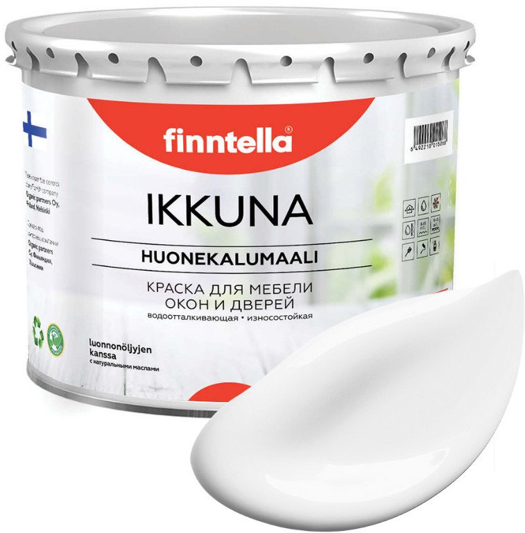 

Краска Finntella Ikkuna Lumi F-34-1-3-FL134 2.7 л (белый)