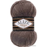Пряжа для вязания Alize Superlana 240 (280 м, коричневый меланж, 5 мотков)