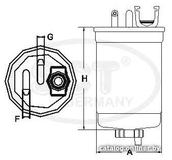 Топливный фильтр SCT germany ST6070