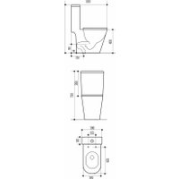 Унитаз напольный Wave Nord Tornado 555040