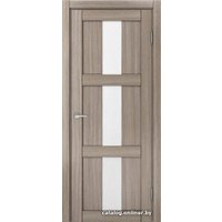 Межкомнатная дверь MDF-Techno Dominika 308 90x200 (дуб дымчатый, лакобель/лакомат белый)