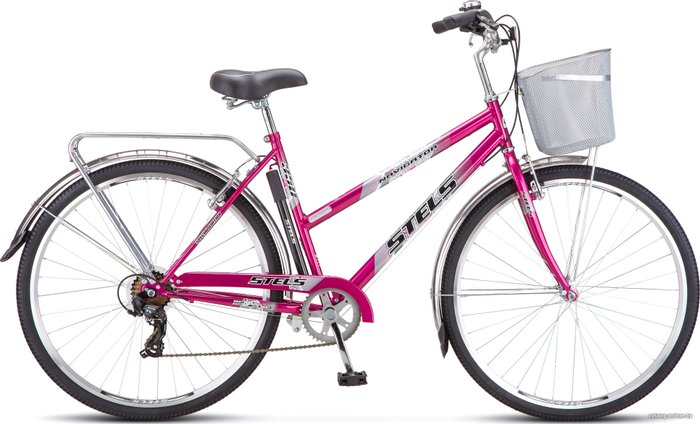 Stels Navigator 350 Lady 28 Z010 (фиолетовый, 2019) велосипед купить в ...