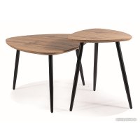 Журнальный столик Signal Twin (дуб артизан/черный)