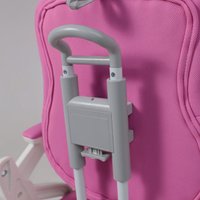 Детское ортопедическое кресло AksHome Swan (фуксия)