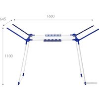 Сушилка для белья Violet Люкс 302406 (24 м, белый)