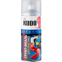 Грунт-эмаль Kudo для пластика RAL 9005 0.52 л (черный)