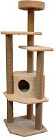 Комплекс Cat House Торнадо джут (бежевый)