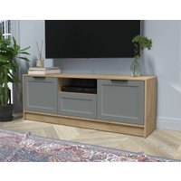 Тумба Интерлиния ТВ Концепт Тренд КТ-ТВ3-50 (дуб золотой/серый)