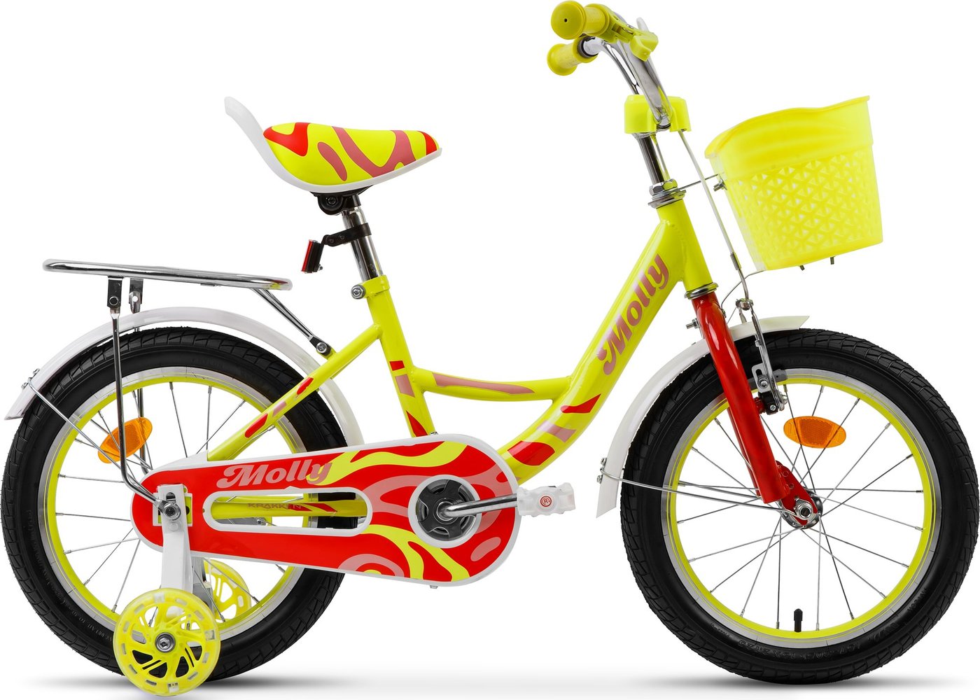 

Детский велосипед Krakken Molly 20 2025 (желтый, разобранный, в коробке)