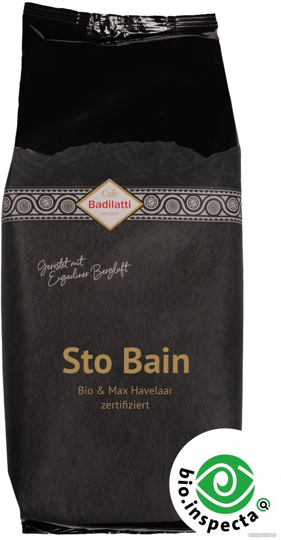 Кофе Cafe Badilatti Sto Bain Bio Max Havelaar зерновой 1 кг