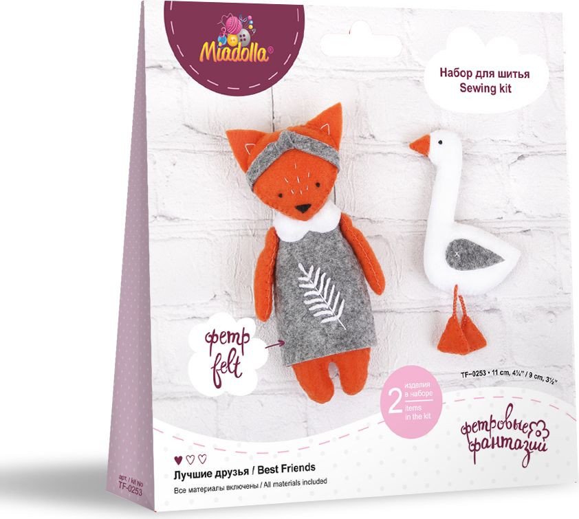 

Набор для создания поделок/игрушек Miadolla TF-0253 Лучшие друзья