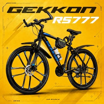 Велосипед Gekkon RS777 р.17 2026 (черный/синий)
