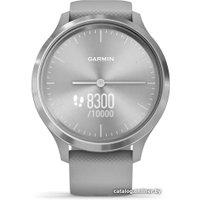 Гибридные умные часы Garmin Vivomove 3 (серебристый/серый)
