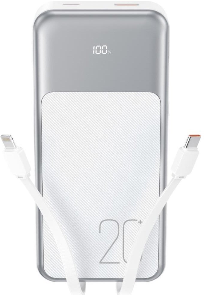 

Внешний аккумулятор XO PR249 20000mAh (белый)