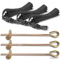 Аксессуары и комплектующие для батутов Atlas Sport Набор креплений к земле для батута (3 шт)