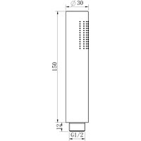 Душевая система  Lauter Inset 21CK088C-511-2 с лейками 21S20080 + 21S10048