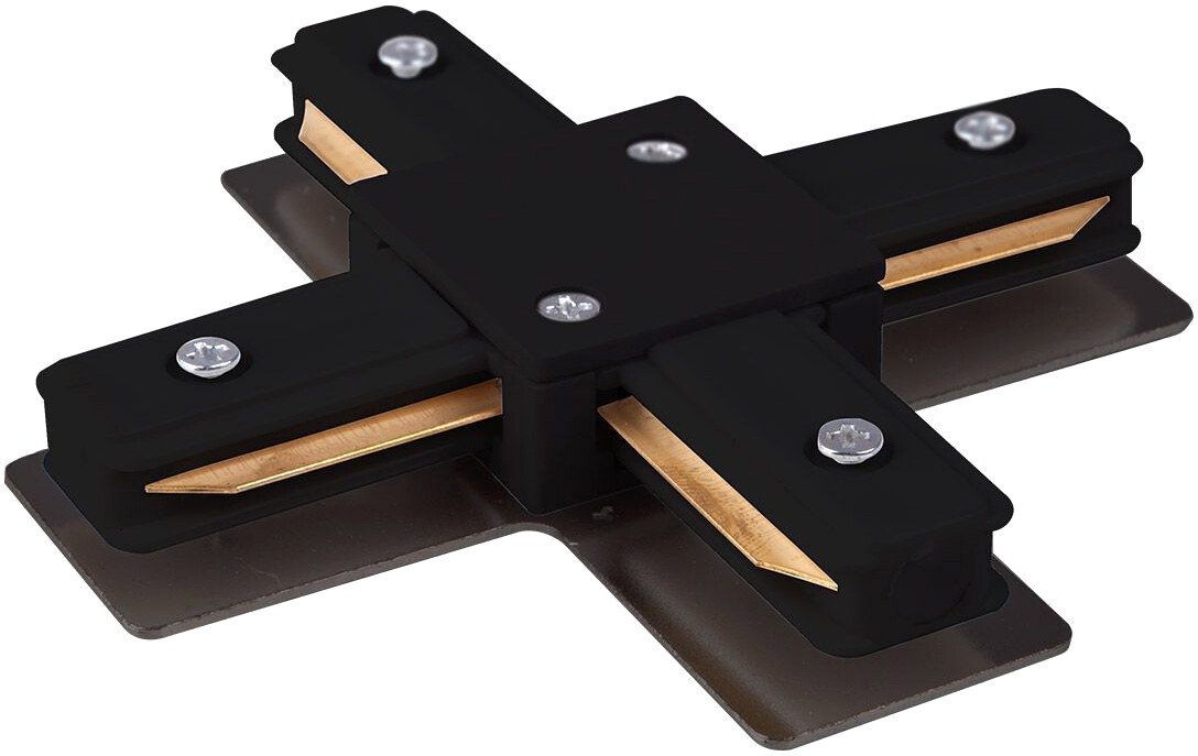 

Коннектор питания шинопровода Elektrostandard X-образный TRC-1-1-X-BK a039586 (черный)