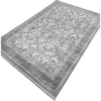 Ковер для жилой комнаты Radjab Carpet Афина Прямоугольник 9008A 12795RK (3x5, Grey/Cream)