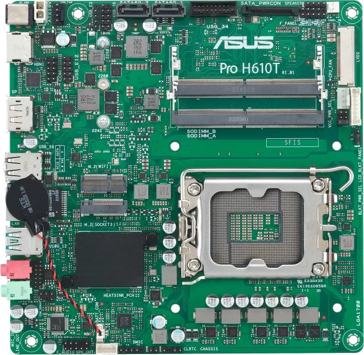 

Материнская плата ASUS Pro H610T-CSM