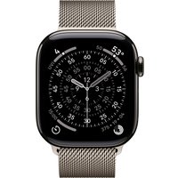 Умные часы Apple Watch Series 11 LTE 46 мм (титановый корпус, сланец/природный, миланская петля)
