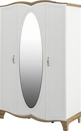 

Шкаф распашной Неман мебель Тиффани NEW МН-041-03 (дуб прованс/белый)