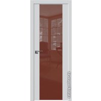 Межкомнатная дверь ProfilDoors 110U L 80x200 (аляска, стекло lacobel коричневый лак)