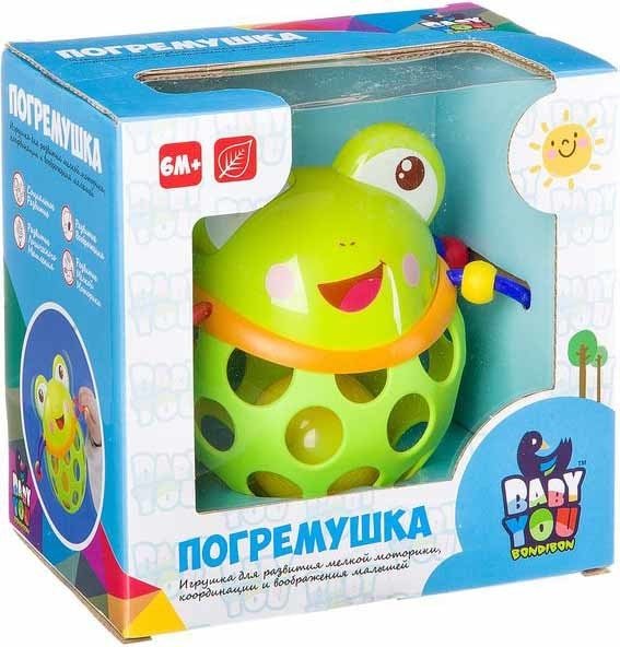 

Погремушка Bondibon Baby You Лягушка ВВ2321