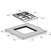 Варочная панель ZUGEL ZGH450X