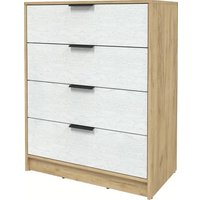 Комод Интерлиния Концепт КТ-К80 Глосс ( дуб золотой/дуб полярный)