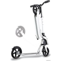 Двухколесный взрослый самокат Globber One K Active (белый)