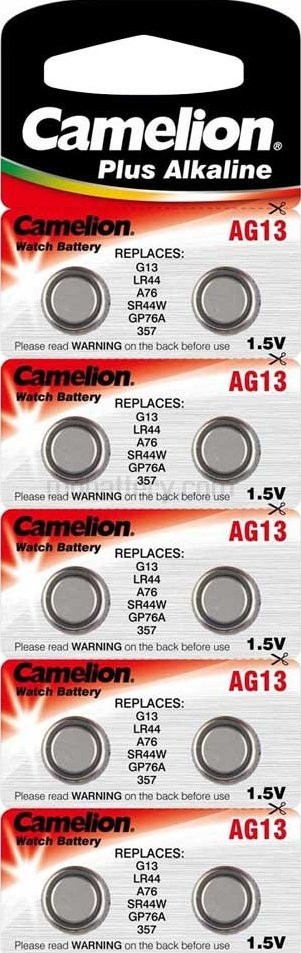 

Батарейка Camelion LR44 10 шт. [AG13-BP10]