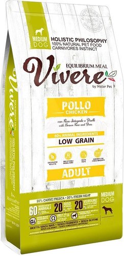 Сухой корм для собак Vivere Medium Adult Chicken 20 кг