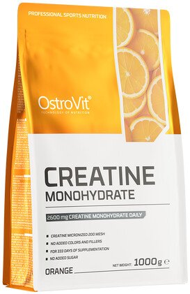 Моногидрат креатина OstroVit Creatine Monohydrate (апельсин, 1000 г)