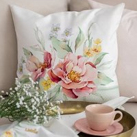 Чехол на подушку Listelle Белла зеленая кайма 816601/3