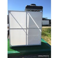 Душевая кабина для дачи с баком Импласт Летний душ с подогревом 55 л.