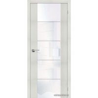 Межкомнатная дверь el'Porta Vetro V4 White Waltz (Bianco Veralinga)