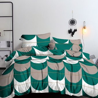 2-спальный комплект постельного белья Alleri Эко Сатин 2сп СС-502